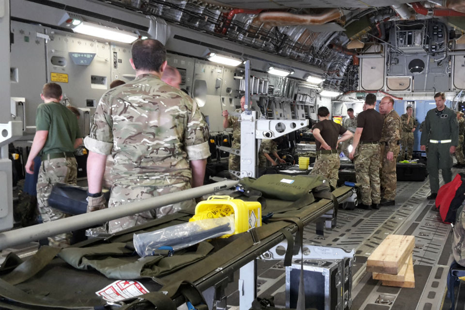 RAF aircraft leaves UK to help Tunisia effort