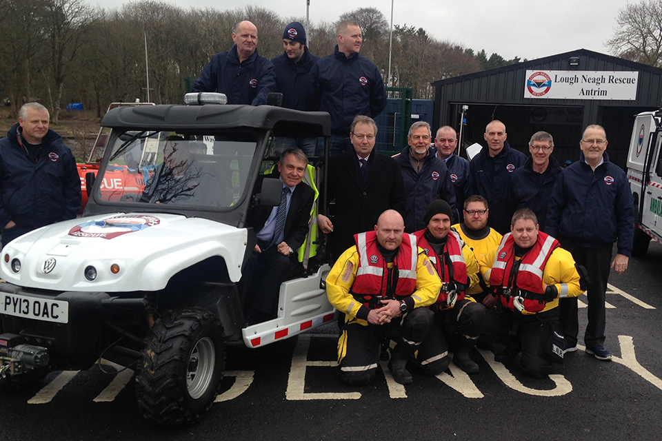 UK Transport Minister Robert Goodwill pays tribute to Northern Ireland’s water rescue services