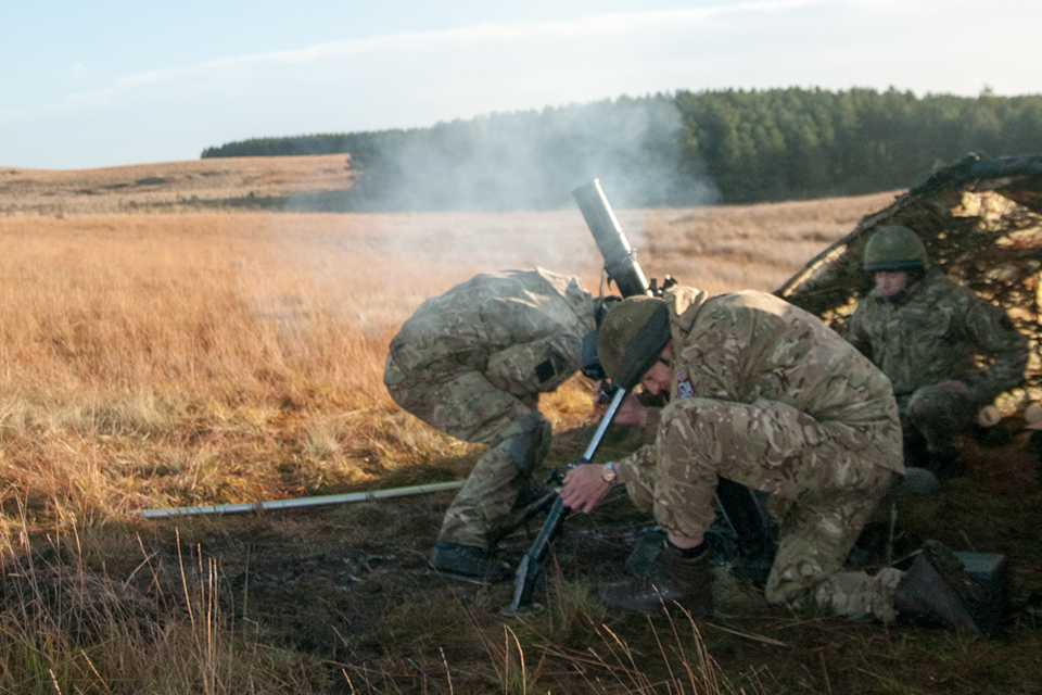 Rapid reaction reservists go into action