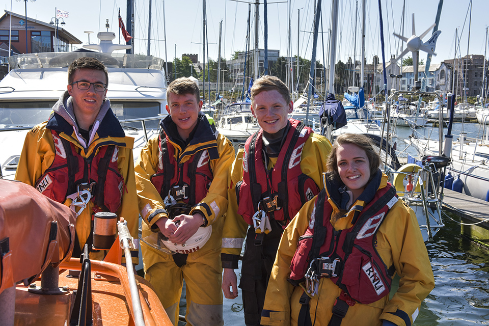 Lifeboat appeal gets a boost from Sellafield apprentices