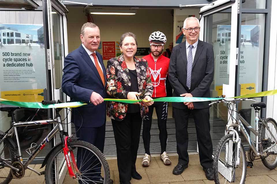 Cyclists in Brighton benefit from £1.5 million cycle hub