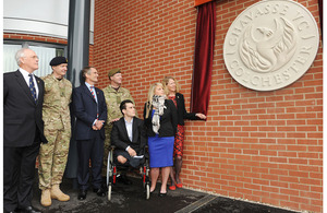 The opening of Chavasse VC House
