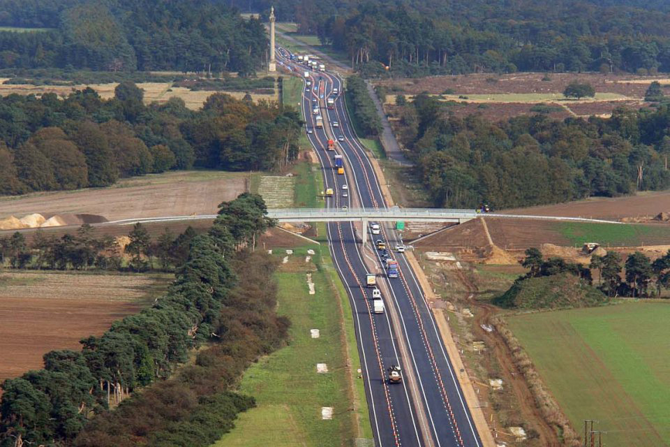 Transport Secretary opens A11 dual carriageway