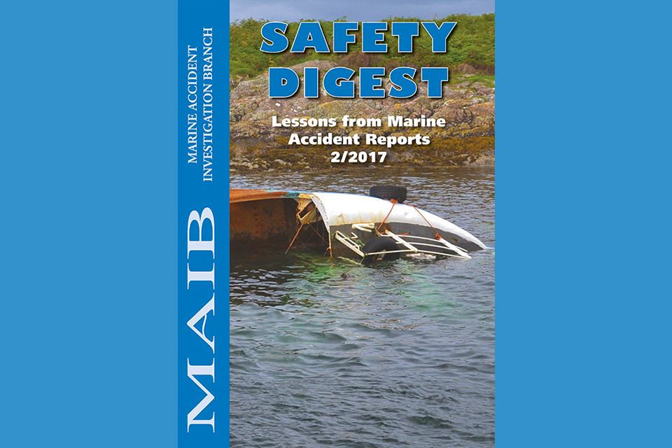 MAIB safety digest 2/2017 published