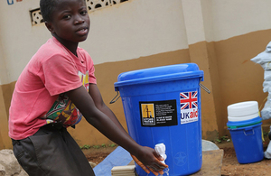 UK aid being distributed by UNICEF in Sierra Leone. Picture: UNICEF