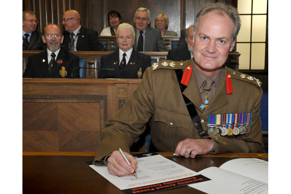 Historic covenant signing for Army's North East Brigade
