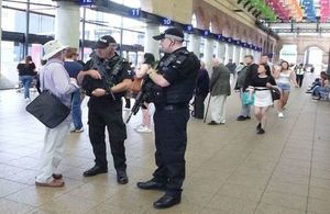 Hull Station ahead of Radio 1 Big Weekend. Photo: Ministry of Defence Police. All rights reserved