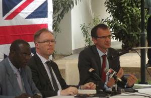 Ivan Rogers' visited Dakar to showcase British Prime Minister's agenda for Africa