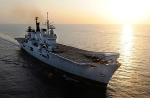 HMS Illustrious at sea (library picture) [Picture: Leading Airman (Photographer) Nicky Wilson, Crown copyright]