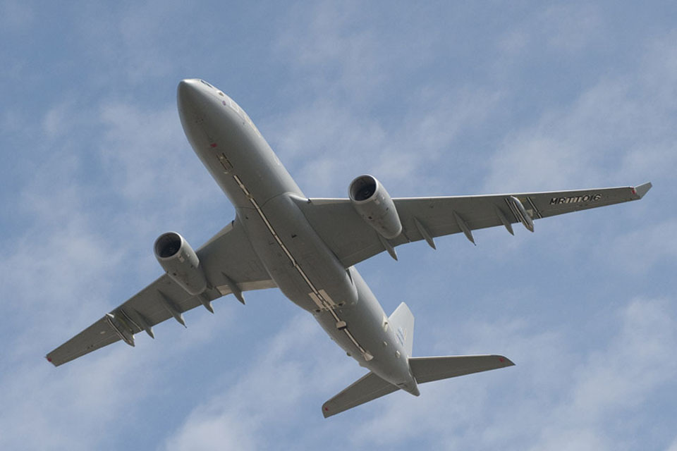 RAF's largest aircraft officially named Voyager