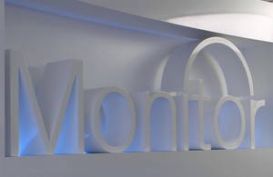Monitor sign