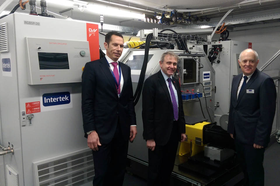 New Milton Keynes testing laboratory supports Britain’s booming plug in vehicle market