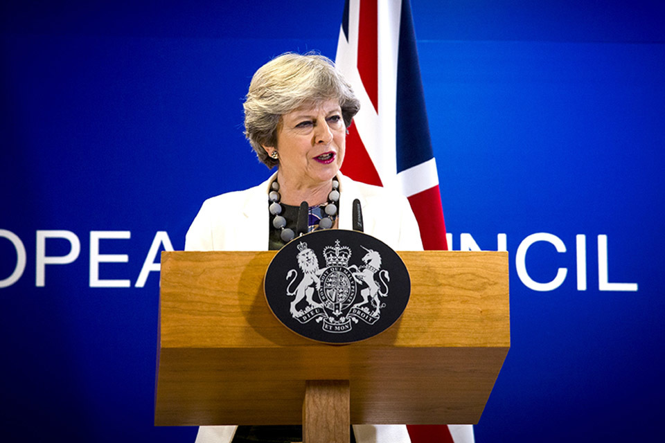 PM's European Council press statement: 20 October 2017