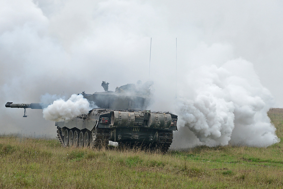 Army reserves train on Salisbury Plain