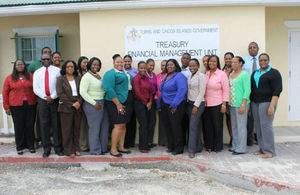 The Treasury team based on Grand Turk.