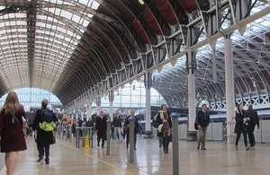 Paddington railway station.