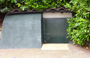 Entrance to bunker