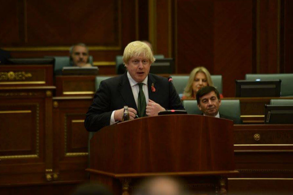 Foreign Secretary visit to Kosovo