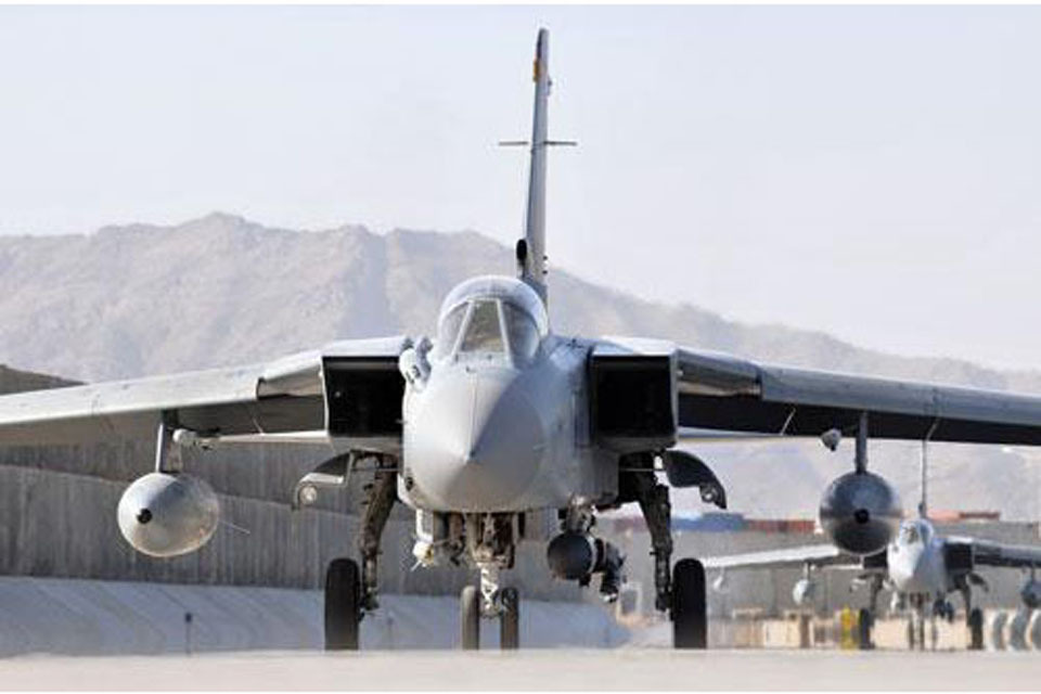 RAF Tornados hit Taliban bombers