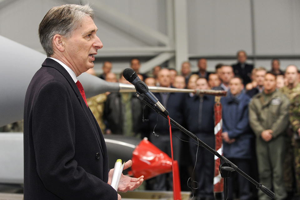 Defence Secretary Philip Hammond