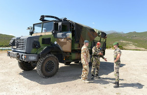 Multinational troops from HQ ARRC taking part in Exercise Arrcade Deployex 13 [Picture: Crown copyright]