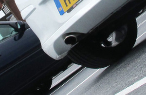 Image of a car exhaust