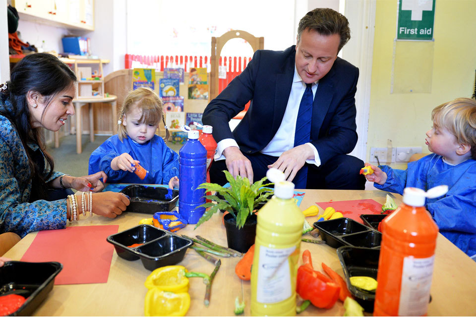 Government brings forward plans to double free childcare for working families