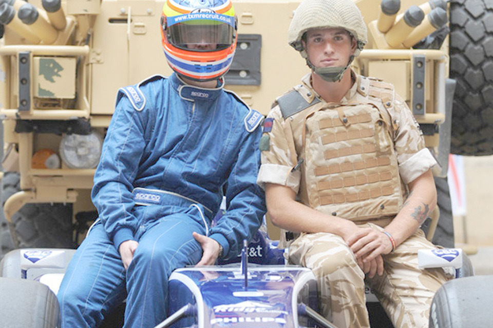 MOD and F1 motorsport race ahead to provide battlefield technology