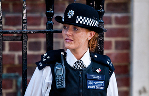 Female police officer.