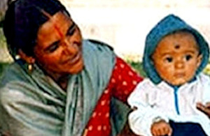 Mother and child in Nepal