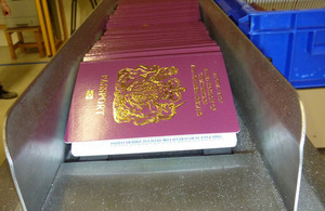 UK passports in production