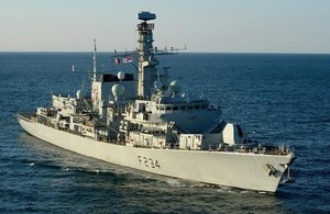 HMS IRON DUKE PAYS VISIT TO HAITI