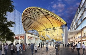 HS2 vision for Euston southern entrance