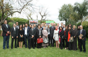 British Ambassador to Morocco Clive Alderton and the participants at FORSA