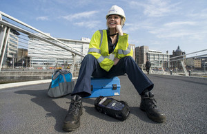 Rebecca Watt, an apprentice at BT Openreach (courtesy of BT)