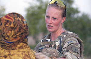 The study of women, peace and security is emerging as an important field of academic enterprise [Picture: Leading Airman (Photographer) Dave Hillhouse, Crown copyright]