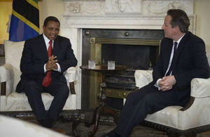 H.E President Jakaya Kikwete and H.E Prime Minister David Cameron