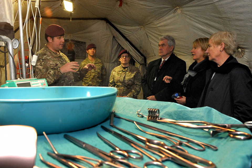 Hospital leaders get taste of military medicine