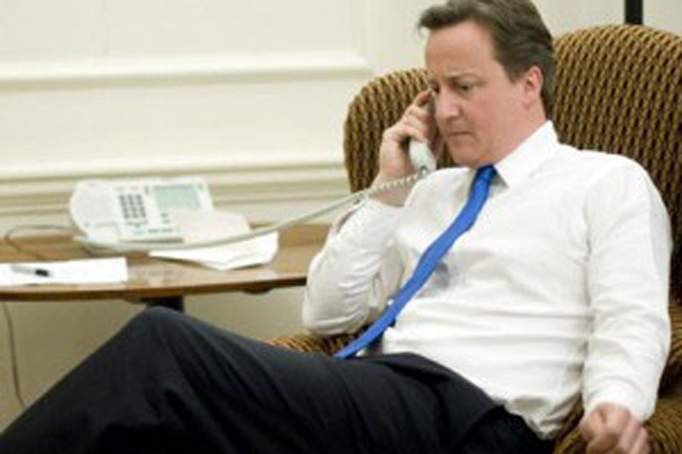 Prime Minister discusses Libya with US President