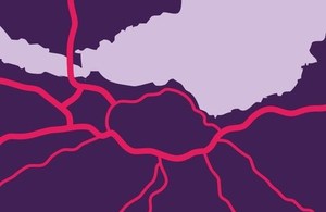 Diagrammatic map of Edinburgh