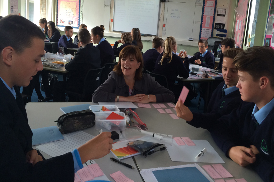 England to become a global leader of teaching character