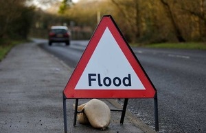 Flood roadside signage