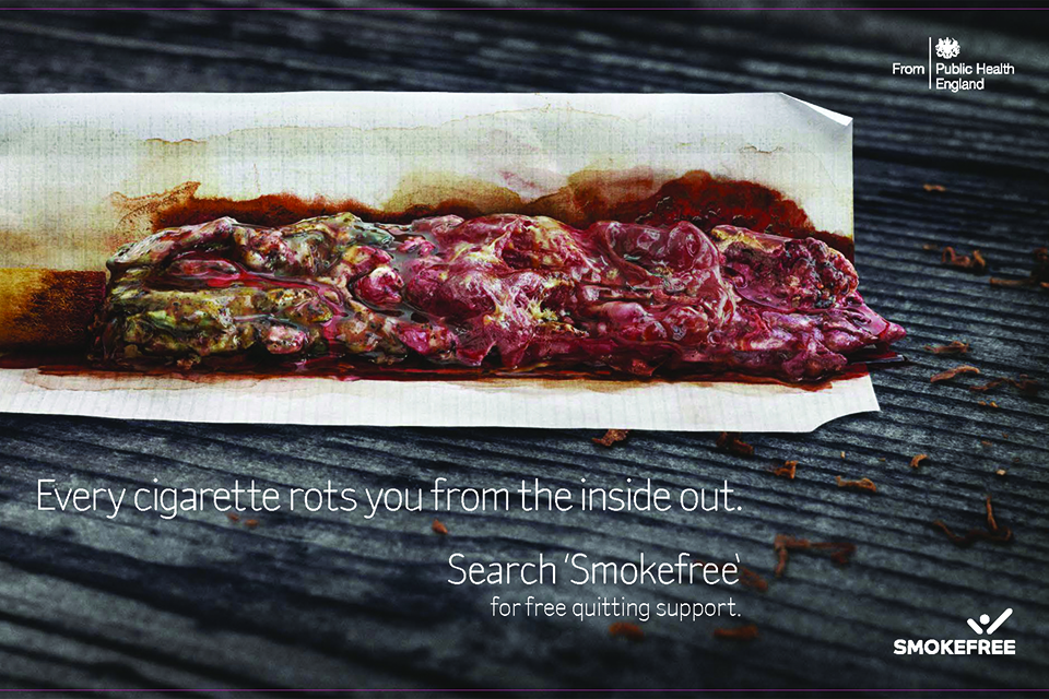 Withdrawn] Stop the rot: new campaign highlights how cigarettes 'rot' the  body from the inside