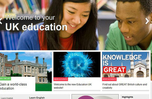 New Education UK website