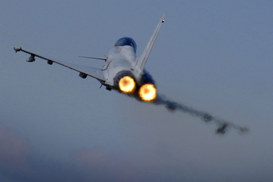 RAF Typhoons fly 7,000 miles for Ex Bersama Lima