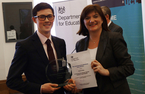 Nicky Morgan and award