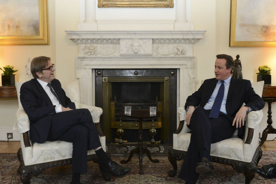 PM holds talks with Guy Verhofstadt: 8 December 2015
