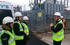Oliver Letwin and team visit flood defence projects in Sheffield