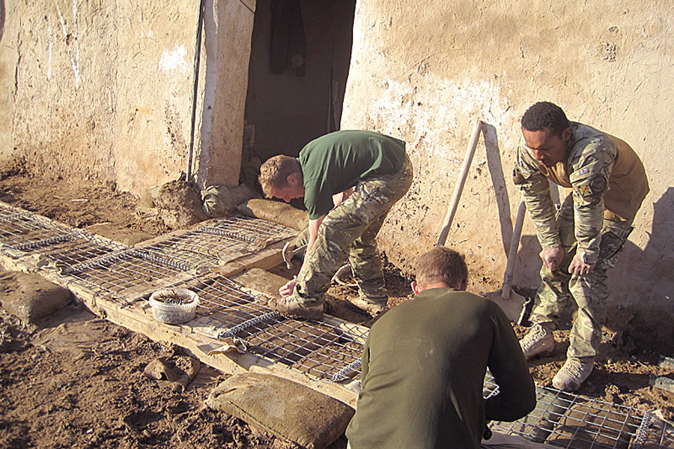 2 SCOTS offer assistance to rain battered Afghans