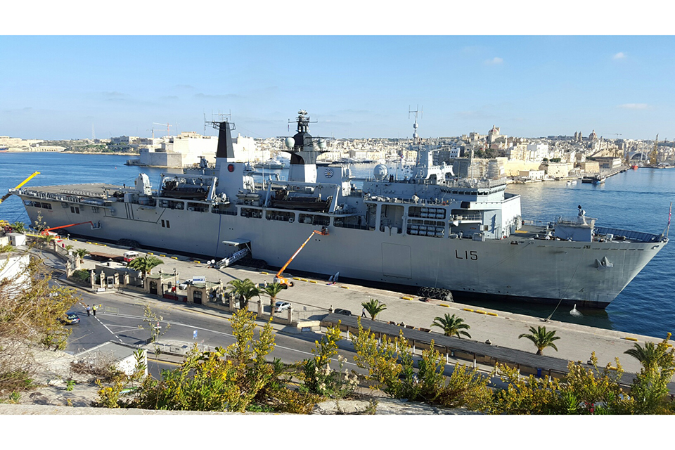 UK military supports Maltese security operation for 2015 Commonwealth meeting